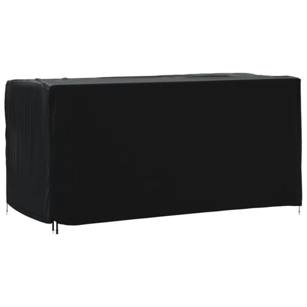 vidaXL Hagemøbeltrekk svart 180x70x90 cm vanntett 420D