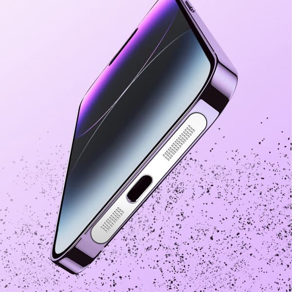 INF Støvbeskyttende netting til iPhone 12/13/14 Pro Max, 10-pakning Sort
