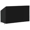 Miniatyrbilde 5 av 9: vidaXL 3-seters benktrekk svart 165x70x65/94 cm 420D oxford