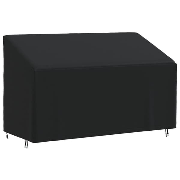 vidaXL 3-seters benktrekk svart 165x70x65/94 cm 420D oxford
