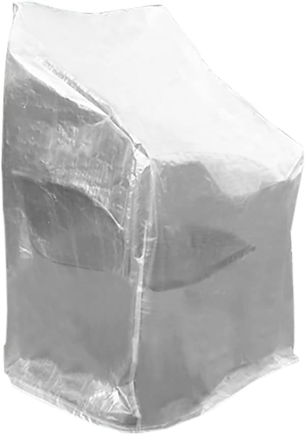 Rootz Outdoor Furniture Protector Päällinen - Säänkestävä Puutarhatuolin suoja - UV-suojattu Patio-istuinkääre - Läpinäkyvä - 68x96x110/150 cm