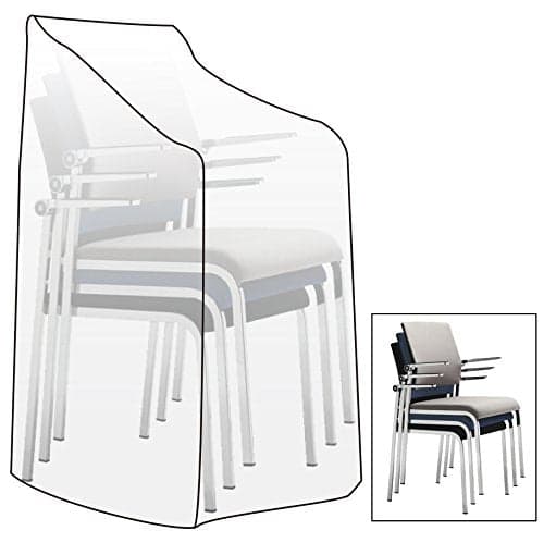 Rootz Outdoor Furniture Protector Päällinen - Säänkestävä Puutarhatuolin suoja - UV-suojattu Patio-istuinkääre - Läpinäkyvä - 68x96x110/150 cm