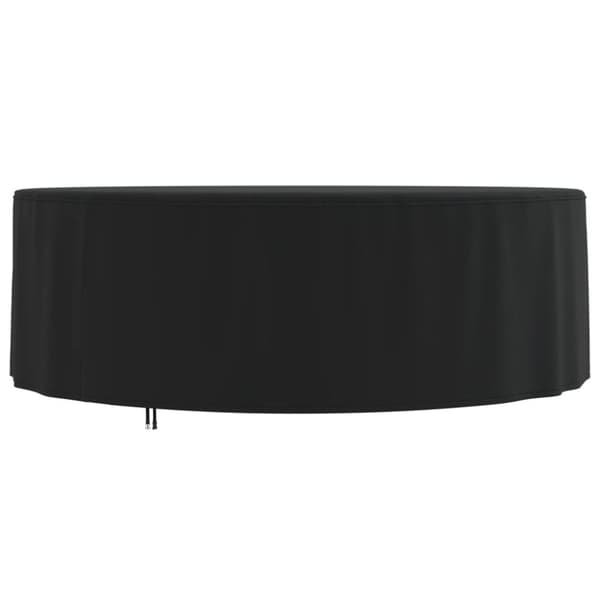 vidaXL Överdrag till trädgårdsmöbler 2 st Ø 244x71 cm 420D oxfordtyg