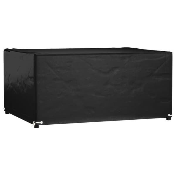 Överdrag för trädgårdsmöbler 8 ölj. 180x135x80 cm rektangulärt