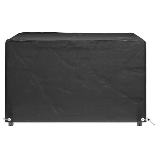 havemøbelovertræk 2 stk. 132x132x80 cm 8 øjer firkantet