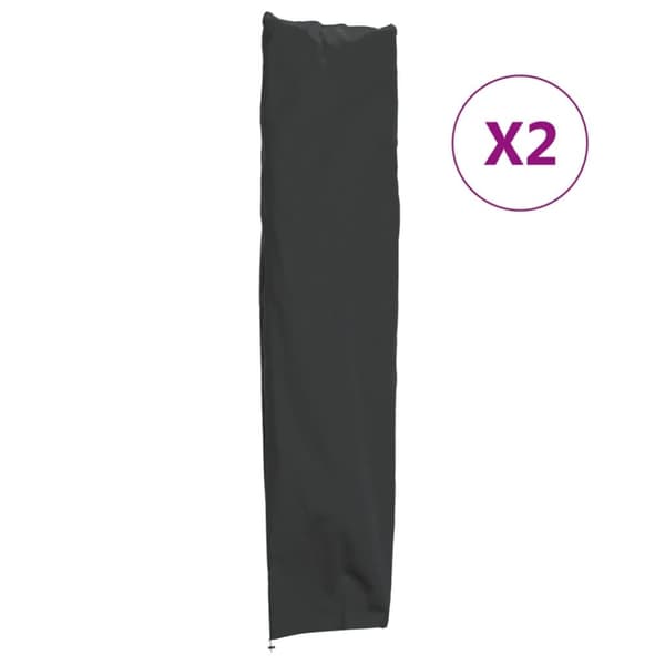 parasolovertræk 2 stk. 240x57/57 cm 420D oxfordstof
