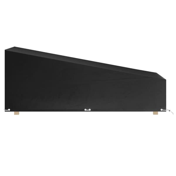 Överdrag för solsäng 12 öljetter 205x75x40/70 cm polyeten