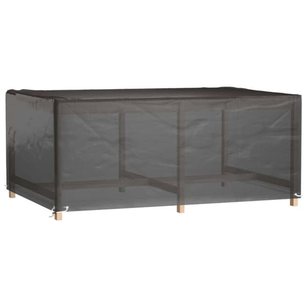 Överdrag för trädgårdsmöbler 8 ölj. 180x122x75 cm rektangulärt