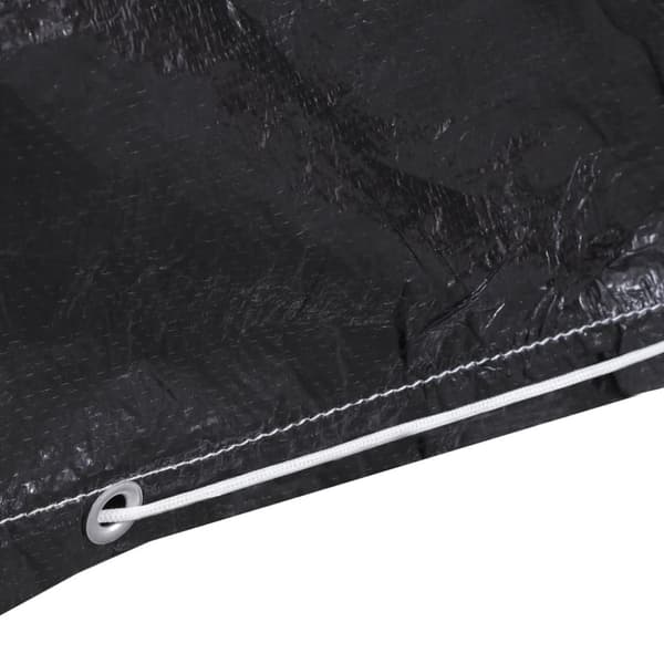 Överdrag för trädgårdsmöbler 6 öljetter 160x80x75 cm