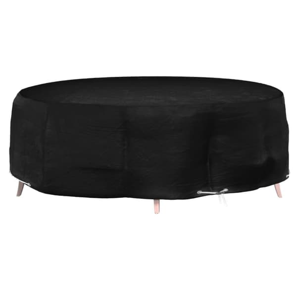overtræk til loungesæt Ø236x67 cm 10 øjer rundt