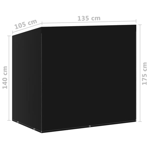 overtræk til hængesofa 2 stk. 6 snørehuller 135x105x175 cm