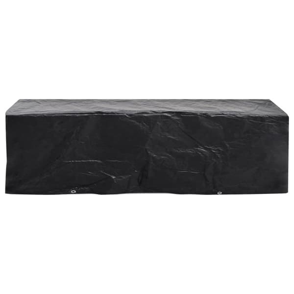 havemøbelovertræk 2 stk. 8 snørehuller 218x77x55 cm
