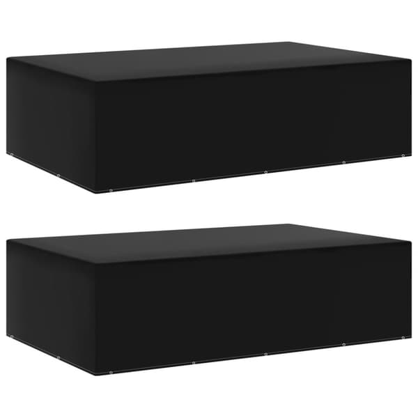 vidaXL Puutarhakalusteiden suojat 2 kpl 12 purjerengasta 325x205x90 cm -  Ulkokalusteiden suojapeitteet