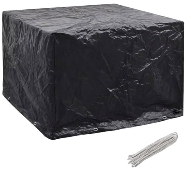 vidaXL Puutarhakalusteiden suojat 2 kpl 8 purjerengasta 122x112x98 cm -  Ulkokalusteiden suojapeitteet