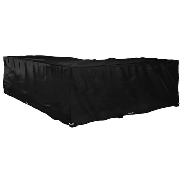 vidaXL Puutarhakalustesuoja L-muoto 16 purjerengasta 210x260x80 cm -  Ulkokalusteiden suojapeitteet