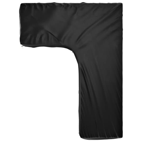 vidaXL Puutarhakalustesuoja L-muoto 16 purjerengasta 210x260x80 cm -  Ulkokalusteiden suojapeitteet