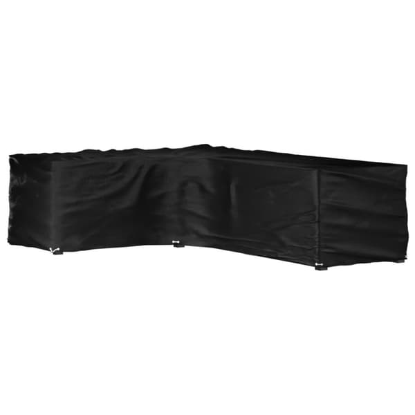 vidaXL Puutarhakalustesuoja L-muoto 16 purjerengasta 210x260x80 cm -  Ulkokalusteiden suojapeitteet