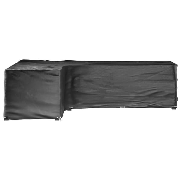 vidaXL L-formede havemøbelovertræk 2 stk. 220x285x80 cm 18 øjer -  Overtræk til havemøbler