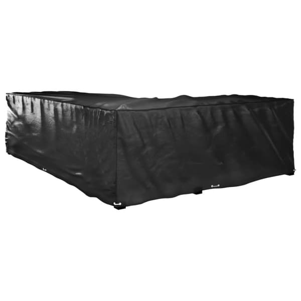 vidaXL L-formede havemøbelovertræk 2 stk. 220x285x80 cm 18 øjer -  Overtræk til havemøbler
