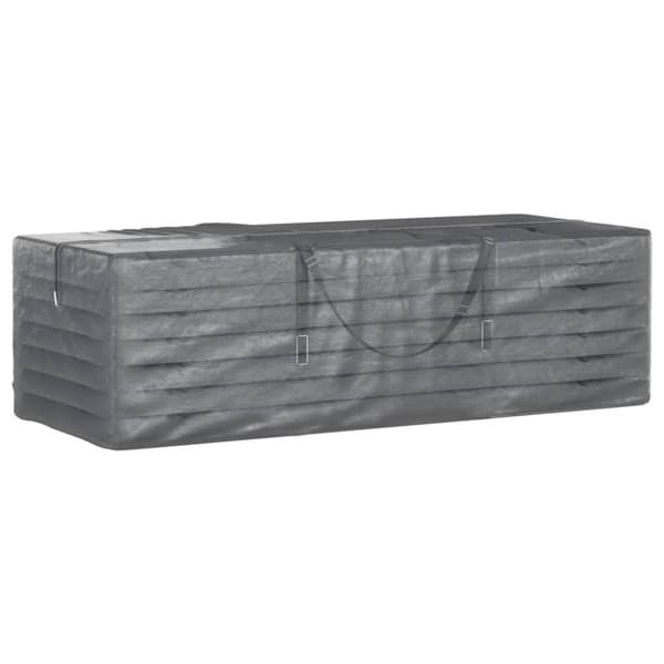 vidaXL Ulkotyynyjen säilytyskassit 2 kpl musta 135x40x55 cm polyeteeni -  Ulkokalusteiden suojapeitteet