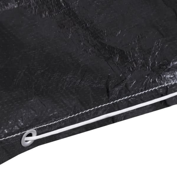 vidaXL Överdrag för trädgårdsmöbler 2 st 7 öljetter 225x143x90 cm -  Överdrag till Utemöbler