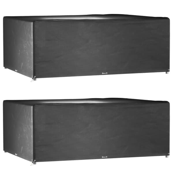vidaXL Puutarhakalustesuojat 16 purjerengasta 278x204x105cm suorakaide - Ulkokalusteiden suojapeitteet