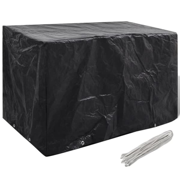 vidaXL Puutarhakalusteiden suojat 2 kpl 8 purjerengasta 140x70x90 cm -  Ulkokalusteiden suojapeitteet