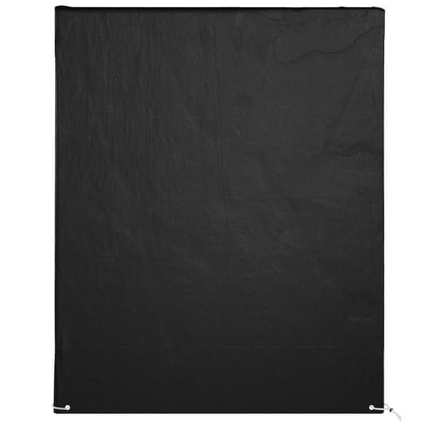 vidaXL Keinun penkinsuojat 2 kpl 12 rengasta 220x177x220 cm polyeteeni - Ulkokalusteiden suojapeitteet
