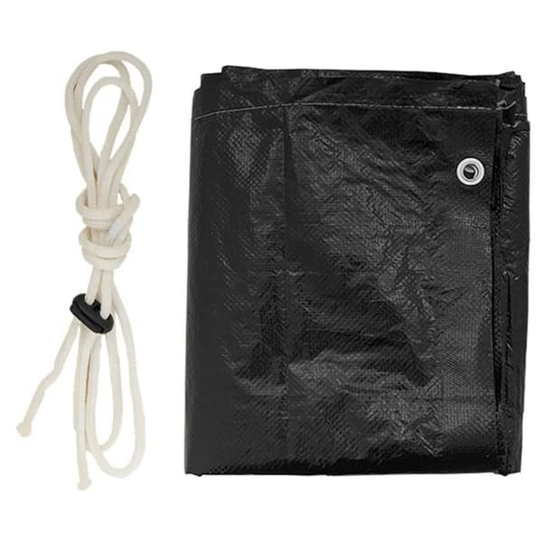 vidaXL Keinun penkinsuojat 2 kpl 12 rengasta 220x177x220 cm polyeteeni - Ulkokalusteiden suojapeitteet