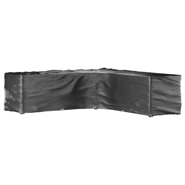 vidaXL Ulkokalustesuojat 2 kpl L-muoto 20 purjerengasta 300x300x90 cm -  Ulkokalusteiden suojapeitteet