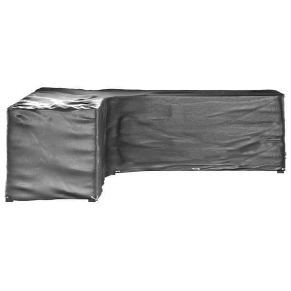 vidaXL Ulkokalustesuojat 2 kpl L-muoto 20 purjerengasta 300x300x90 cm -  Ulkokalusteiden suojapeitteet