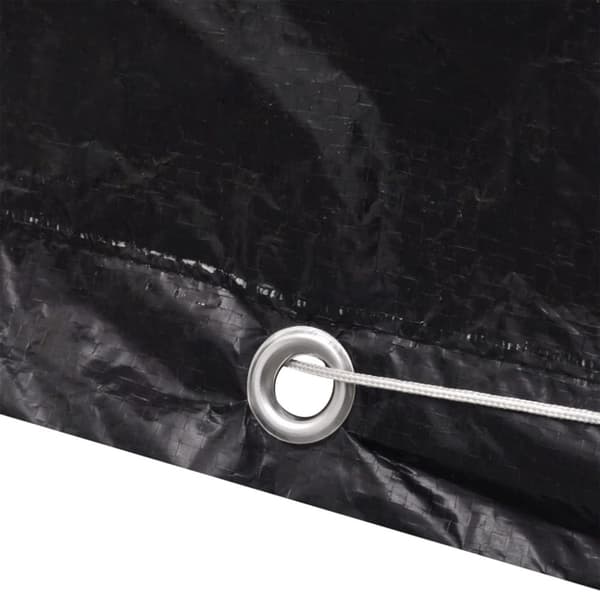 vidaXL Överdrag för pingisbord 8 öljetter 160x55x182 cm -  Överdrag till Utemöbler