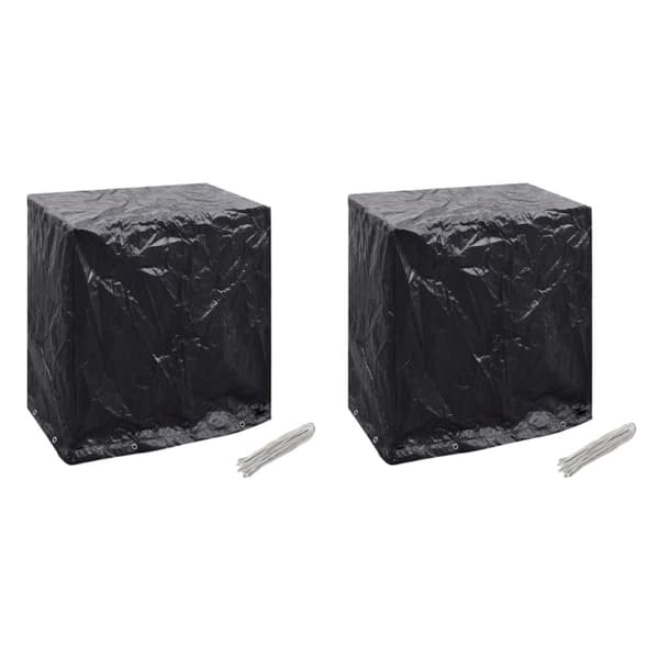 vidaXL Överdrag för pingisbord 8 öljetter 160x55x182 cm -  Överdrag till Utemöbler