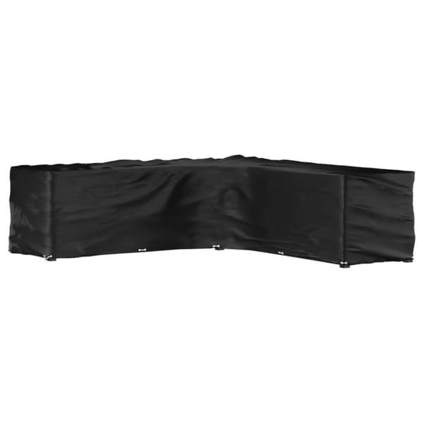 vidaXL L-formet havemøbelovertræk 300x300x90 cm 20 øjer -  Overtræk til havemøbler