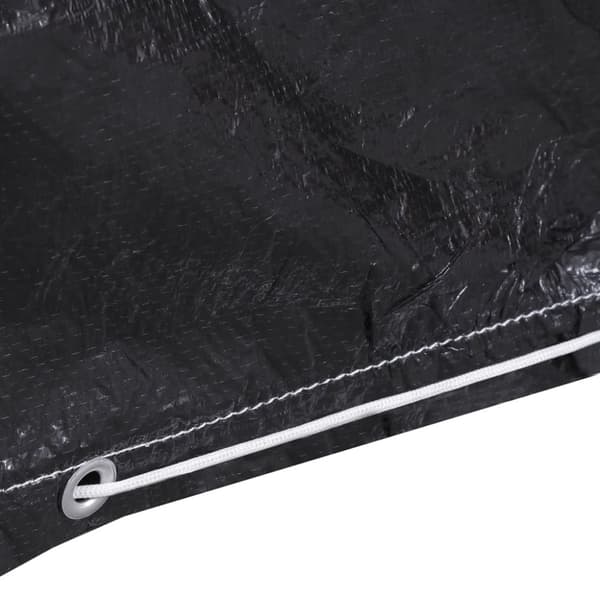 vidaXL Överdrag för trädgårdsmöbler 2 st 6 öljetter 160x80x75 cm -  Överdrag till Utemöbler