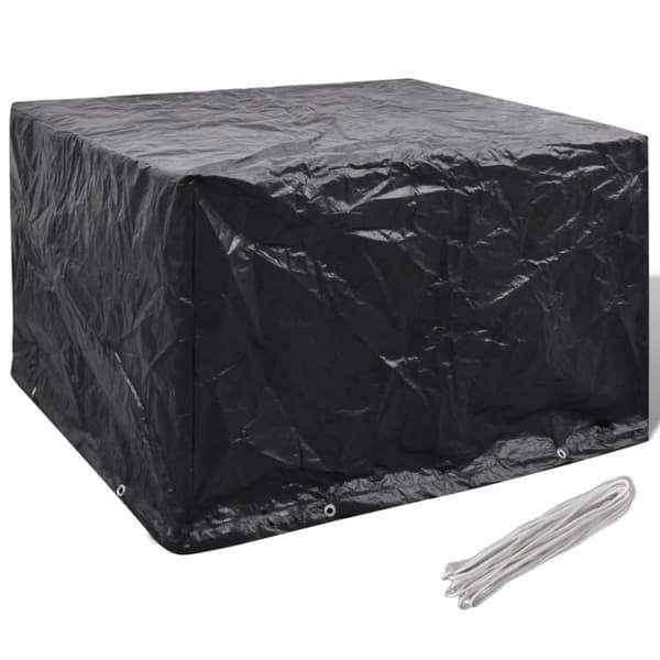 vidaXL havemøbelovertræk 8 snørehuller 135x135x90 cm -  Overtræk til havemøbler