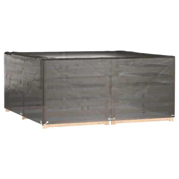 vidaXL havemøbelovertræk 2 stk. 205x205x90 cm 16 øjer firkantet -  Overtræk til havemøbler