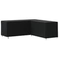 Miniatyrbillede 3 af 11: vidaXL L-formet sofaovertræk 2 stk. 254x254x80 cm 420D oxfordstof -  Overtræk til havemøbler