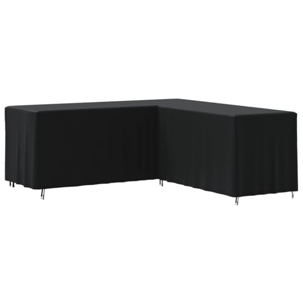 vidaXL L-formet sofaovertræk 2 stk. 254x254x80 cm 420D oxfordstof -  Overtræk til havemøbler