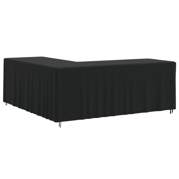 vidaXL L-formet sofaovertræk 2 stk. 254x254x80 cm 420D oxfordstof -  Overtræk til havemøbler