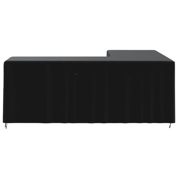vidaXL L-formet sofaovertræk 2 stk. 254x254x80 cm 420D oxfordstof -  Overtræk til havemøbler