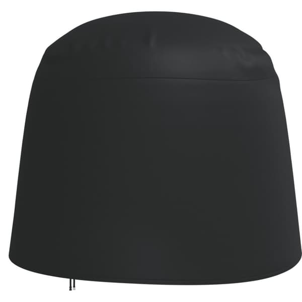 vidaXL Fåtöljskydd svart Ø230x200 cm 420D oxford - Överdrag till Utemöbler