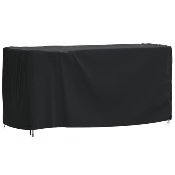 vidaXL Överdrag till trädgårdsmöbler svart 180x70x90 cm vattentät 420D -  Överdrag till Utemöbler