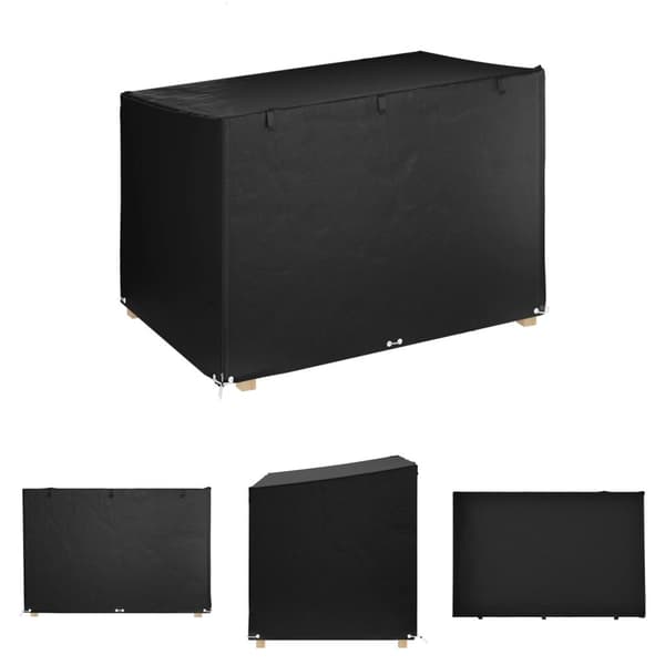 The Living Store overtræk til gyngebænk 215x150x130/150 cm 12 øjer polyethylen -  Overtræk til havemøbler