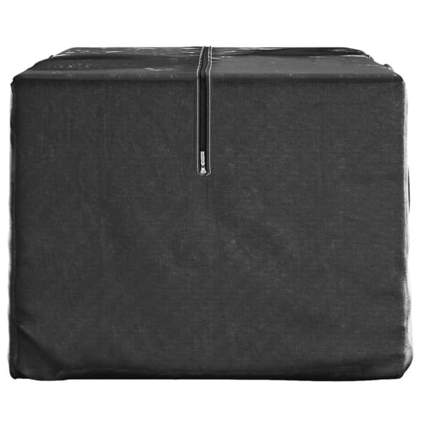 The Living Store Förvaringsväska för julgran svart 150x75x75 cm polyeten -  Överdrag till Utemöbler