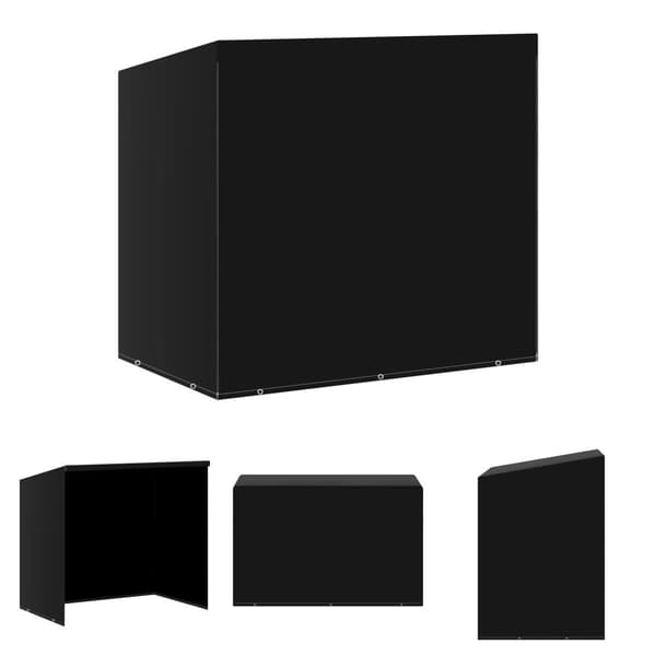 The Living Store overtræk til hængesofa 255x145x170 cm 10 snørehuller 2 lynlåse -  Overtræk til havemøbler
