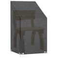 Miniatyrbillede 3 af 10: The Living Store overtræk til havestole 65x65x80/120 cm 8 øjer polyethylen -  Overtræk til havemøbler