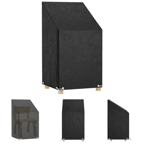 The Living Store overtræk til havestole 65x65x80/120 cm 8 øjer polyethylen -  Overtræk til havemøbler