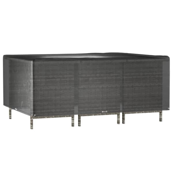 The Living Store Överdrag för utemöbler 2 st 12 ölj. 270x180x90 cm rektangulärt - Överdrag till Utemöbler