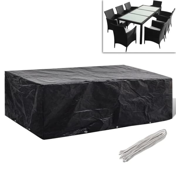 Overtræk til havemøbler - Living havemøbelovertræk 8 snørehuller 300x140x90 cm